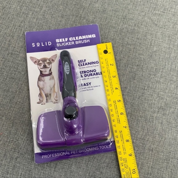 NWT Pet dog cat brush Solid Self Cleaning Slicker Pet Brush - Picture 5 of 9